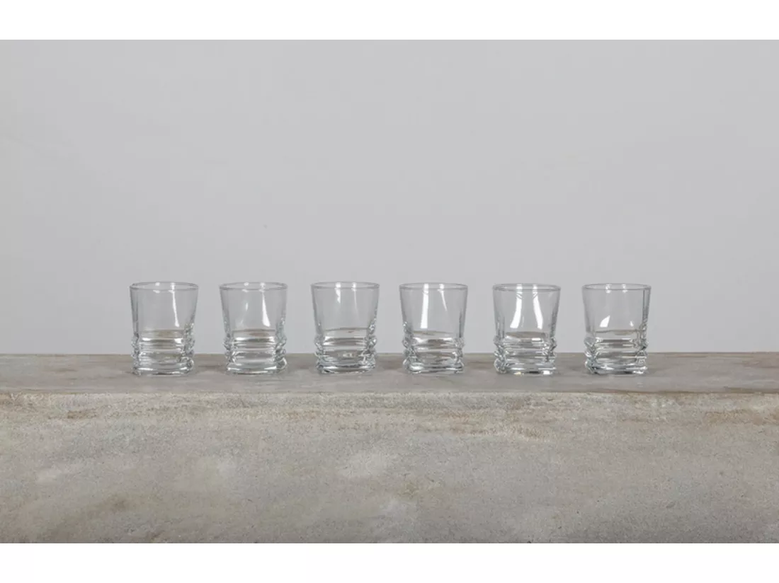 Novastyl - Lot De 6 Verrines 8cl En Verre Modele Delice