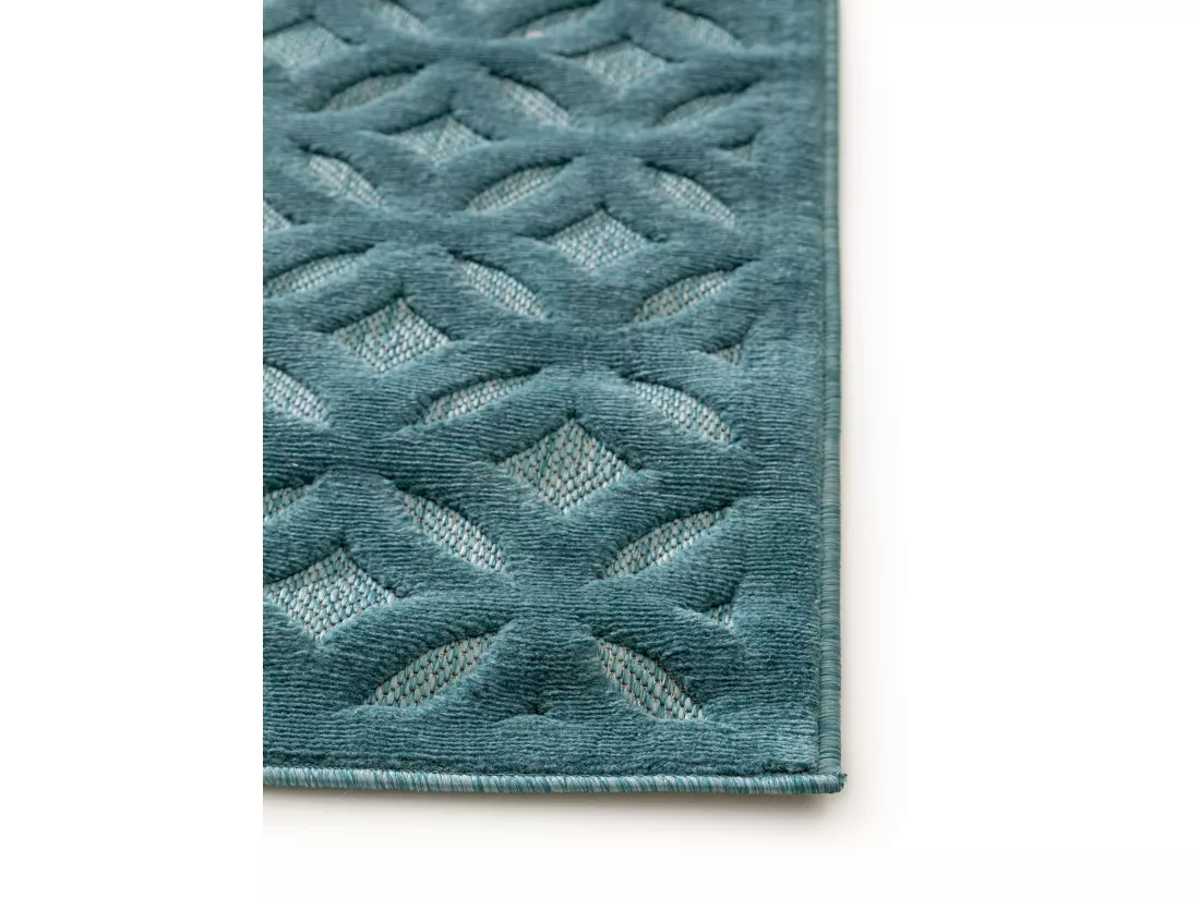 Tapis d'extérieur & intérieur Bonte Turquoise 80x150 cm