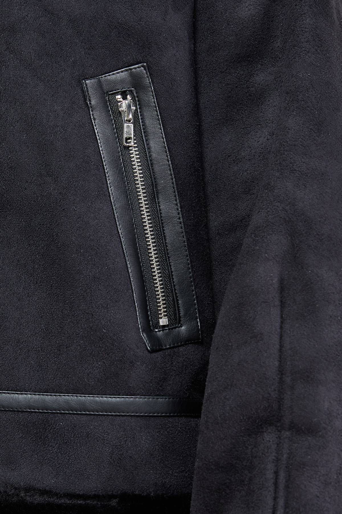 Oasis Veste Aviateur Courte en synthétique avec Fermeture Éclair