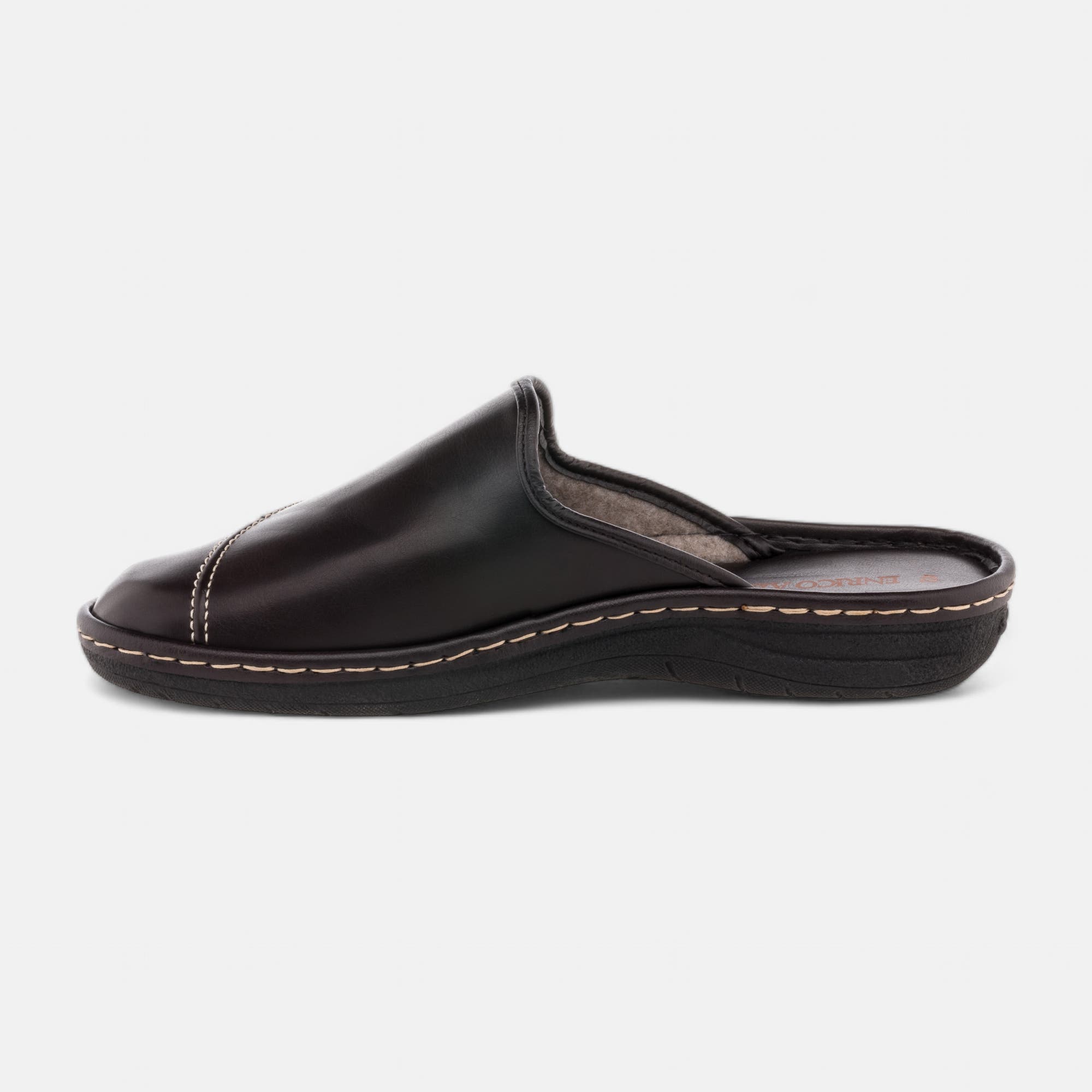 Pantoufles mules Homme marron