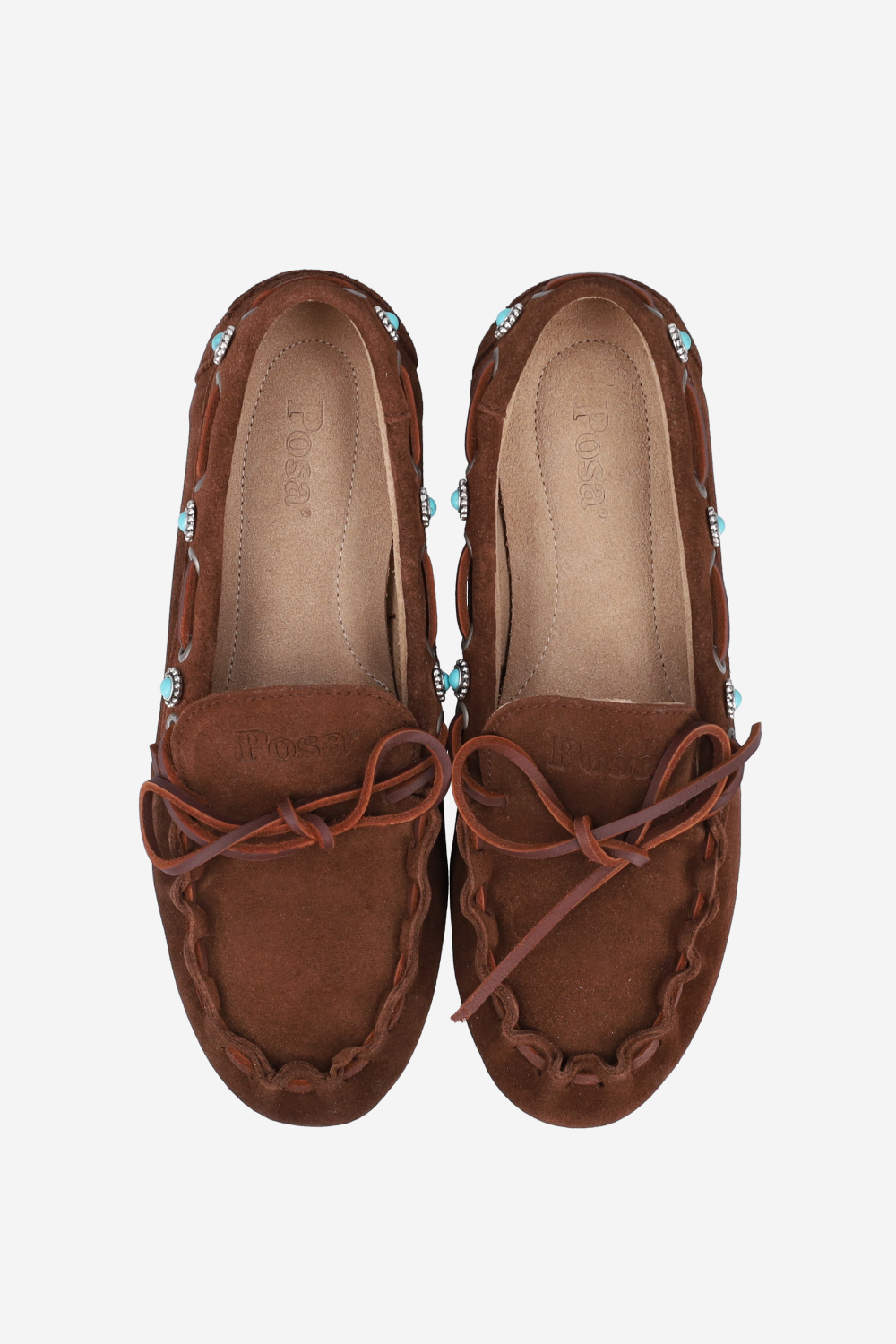 Boat suede western loafers