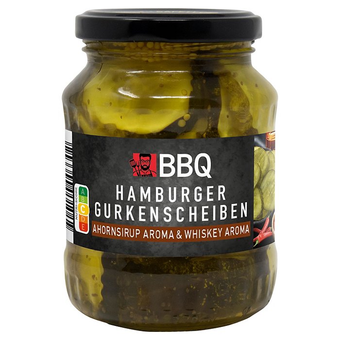 BBQ Gurkenscheiben 190 g, Ahornsirup & Whiskey