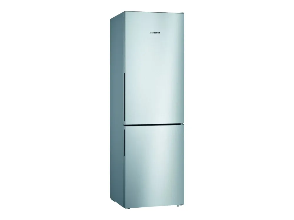 Bosch KGV36VIEAS Serie | 4, Fritstående køle- fryseskab med fryserum i bunden, 186 x 60 cm, inox-easyclean