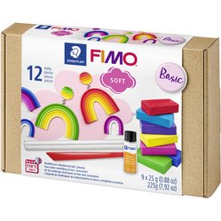 SOFT Kit de pâte à modeler 'Basic', 12 pièces