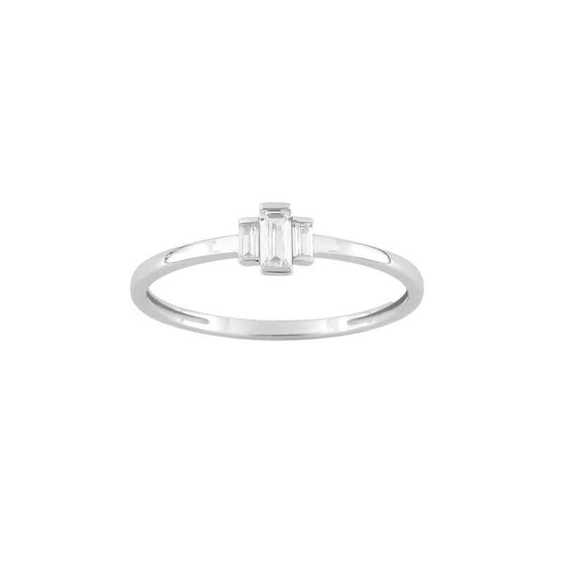 Bague Femme - Oxyde de zirconium - Or 18 Carats