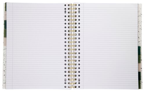 cahier à spirale 10-en-1 A4 ligné