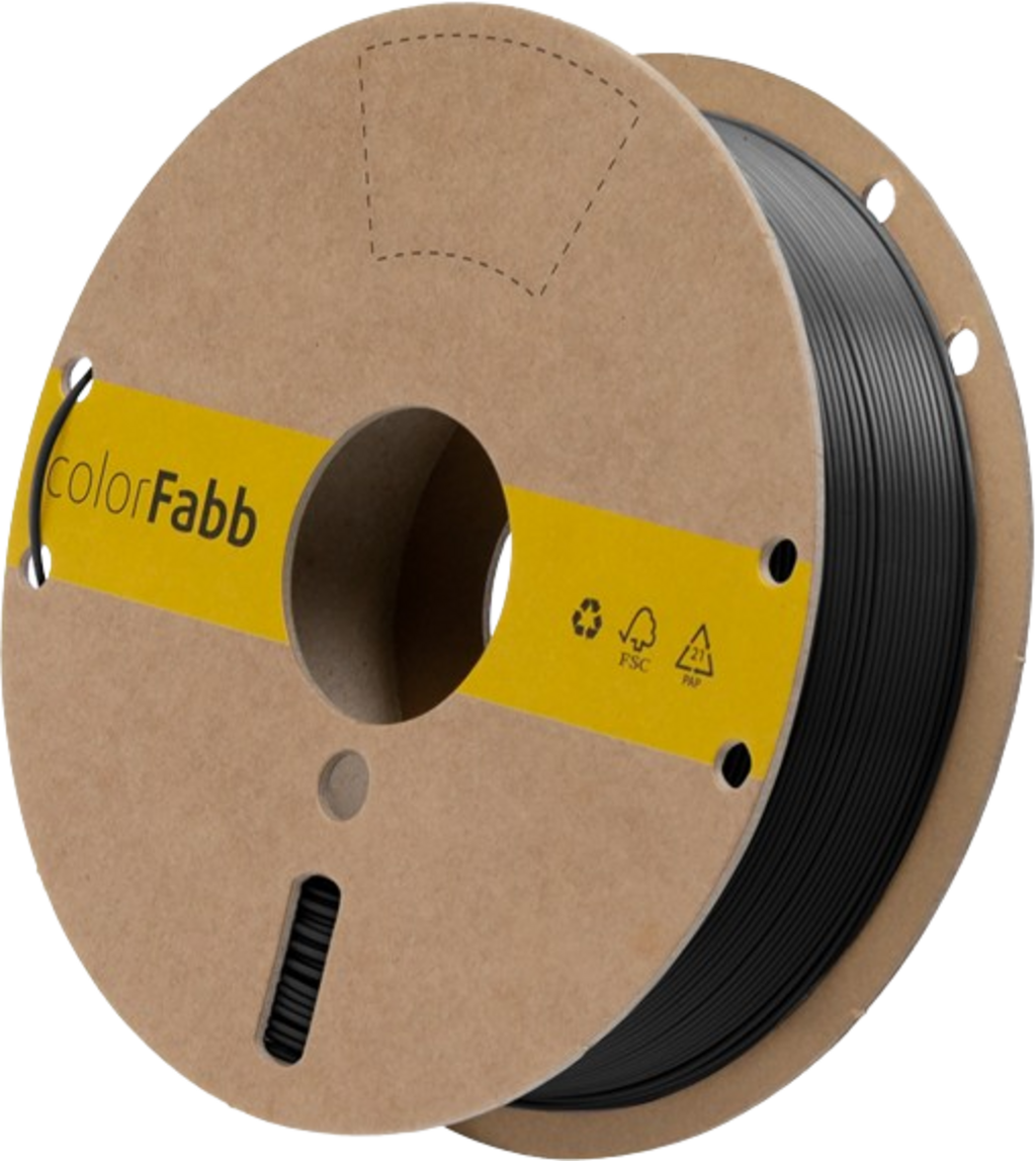 colorFabb  PETG Semi Matte Black, 1,75 mm / 2200 g    Filament mit PETG-Eigenschaften in semi-mattem Finish