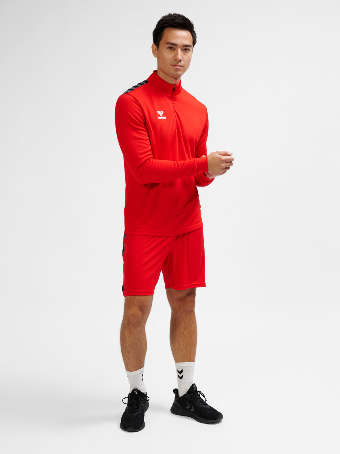 hmlAUTHENTIC HALF ZIP SWEAT