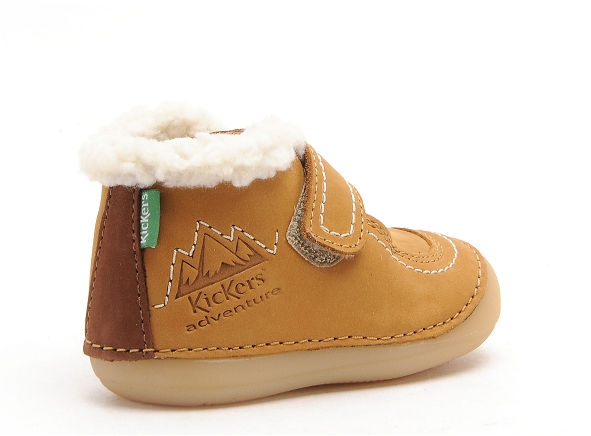 Kickers boots bottine bebe somoons marron