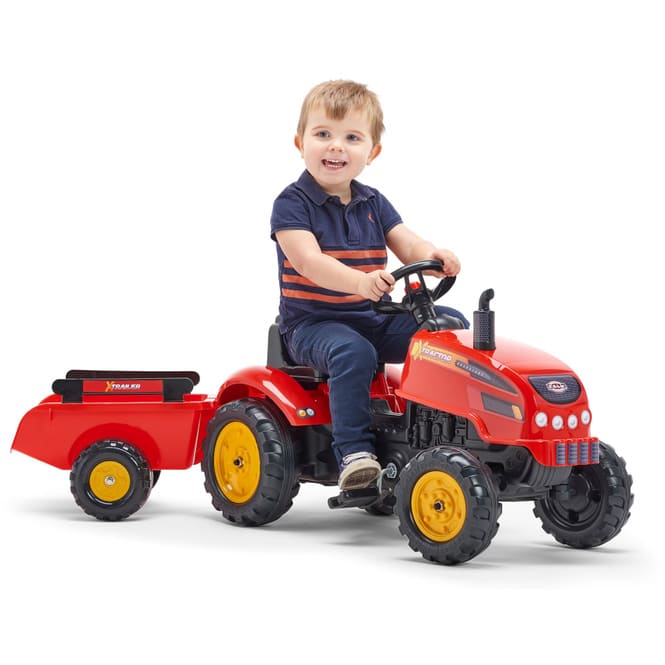 Falk - X-Tractor mit Anhänger - ca. 138 cm