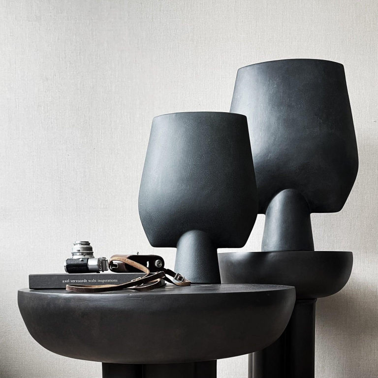 101 Copenhagen Sphere Square Big vaas dark grey