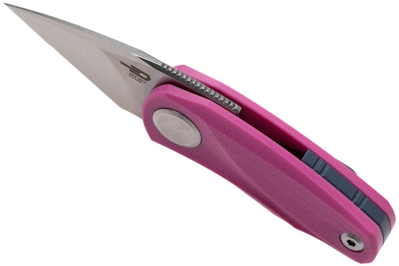 Bestech Tulip Pink G10 BG38E zakmes, Ostap Hel design