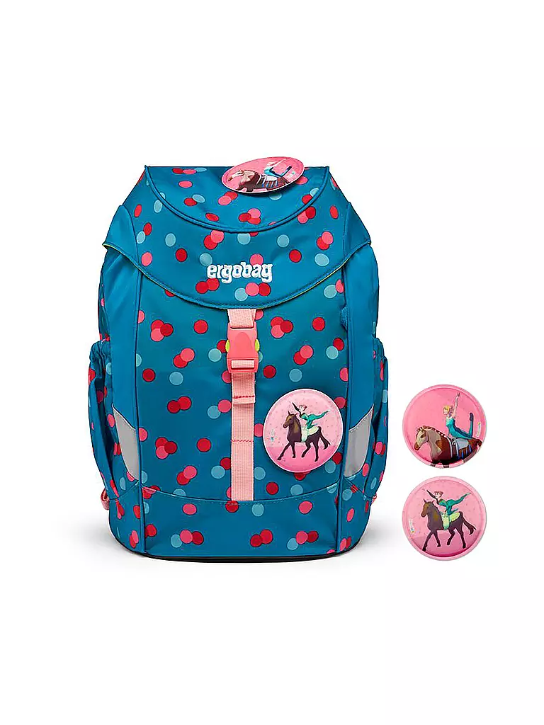 ERGOBAG Kinder Rucksack Mini - VoltiBär petrol