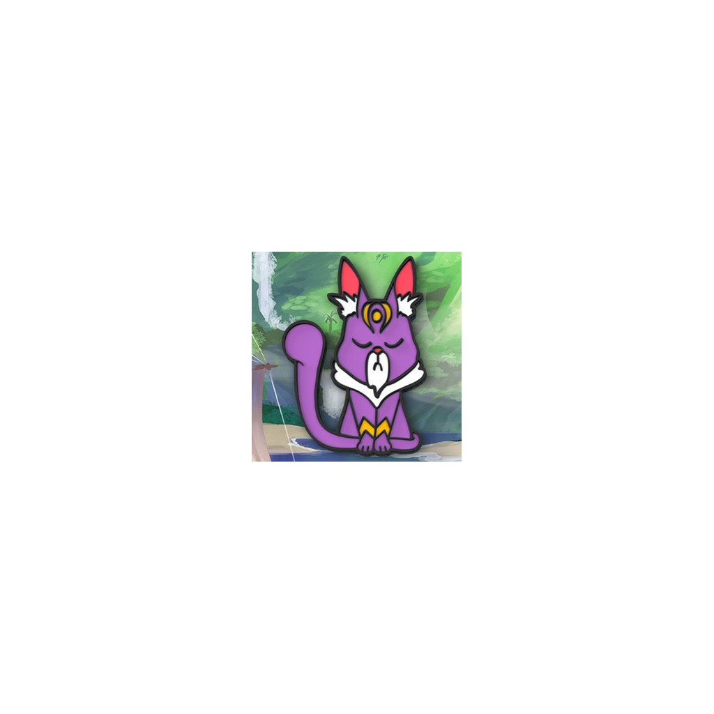 L'Île des Chats - Pin's violet
