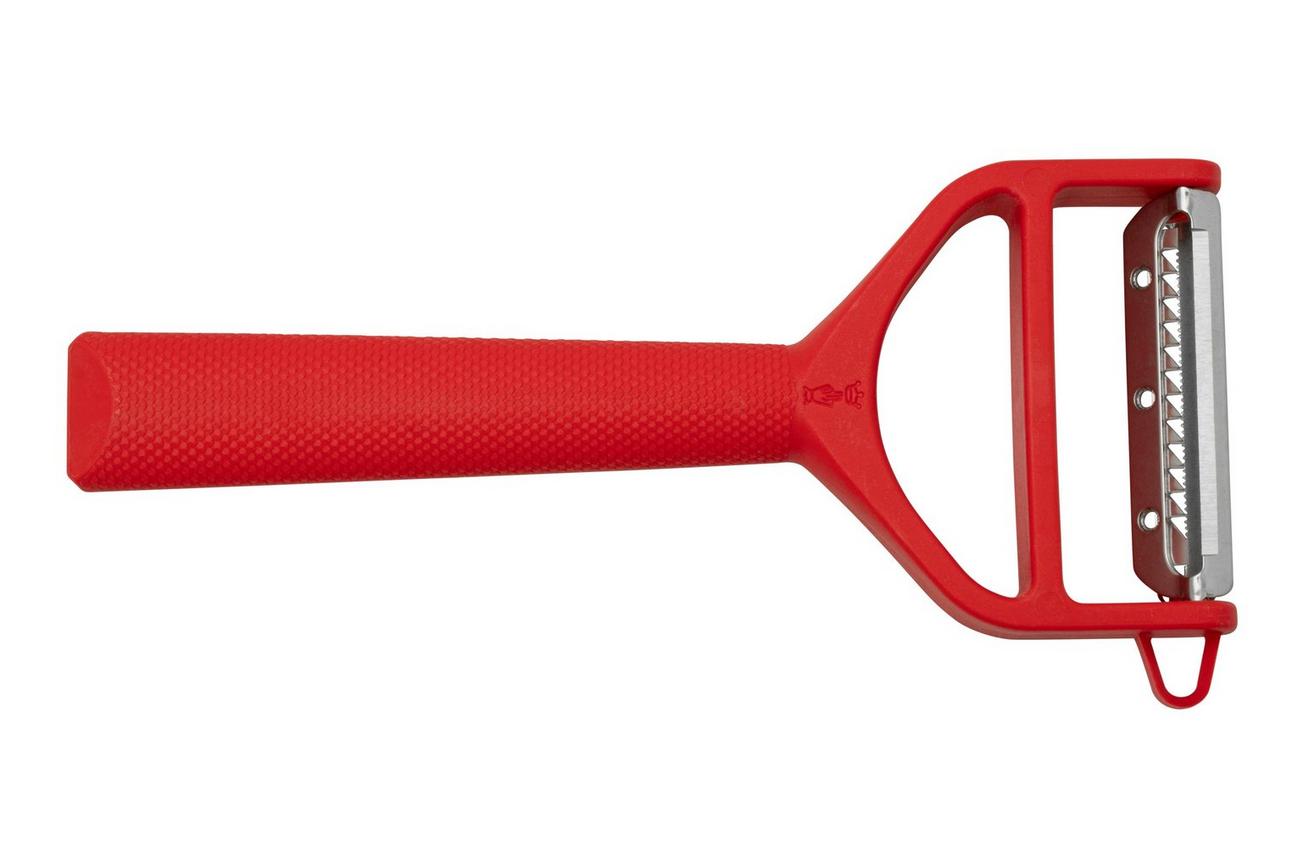 Opinel T-Duo Peeler 002429 Red Polymer dunschiller