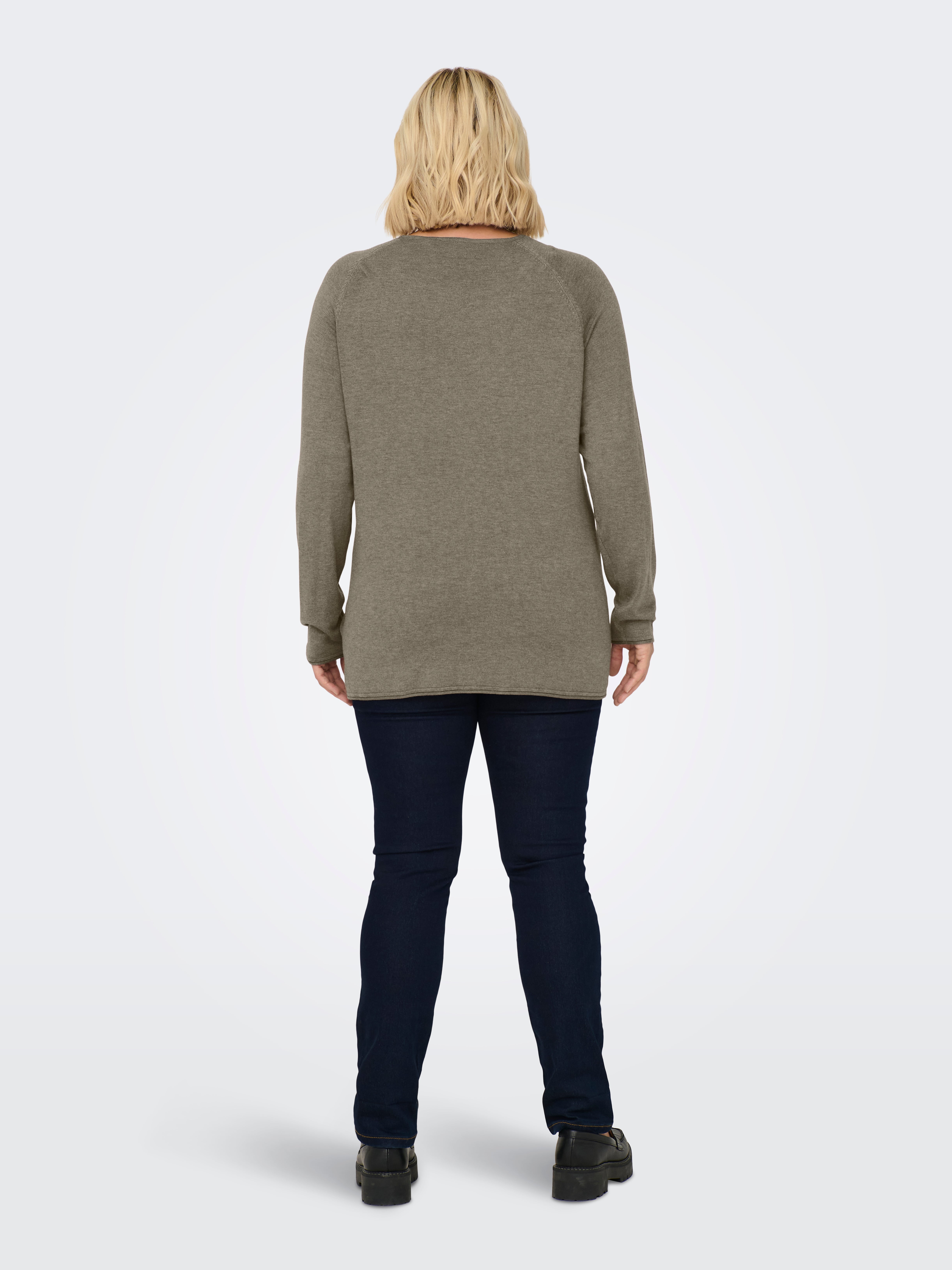 CARLADY Strickpullover Walnut