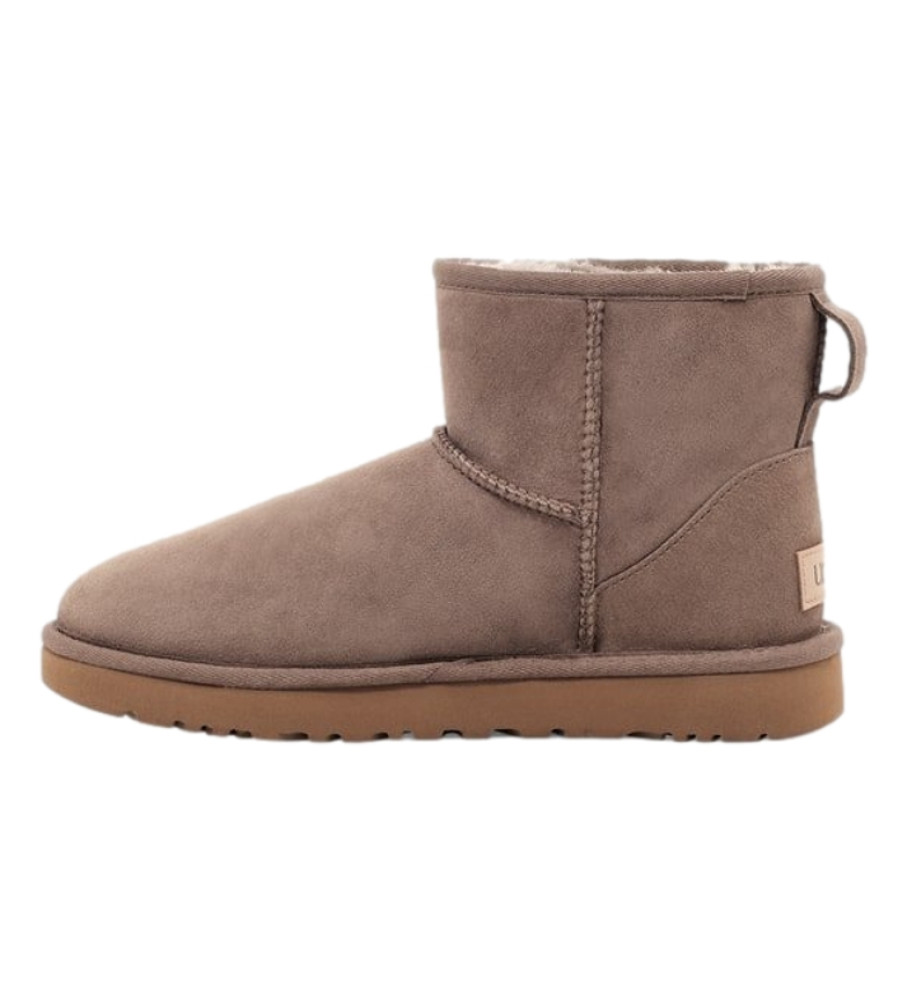UGG Botines de piel Classic Mini II taupe