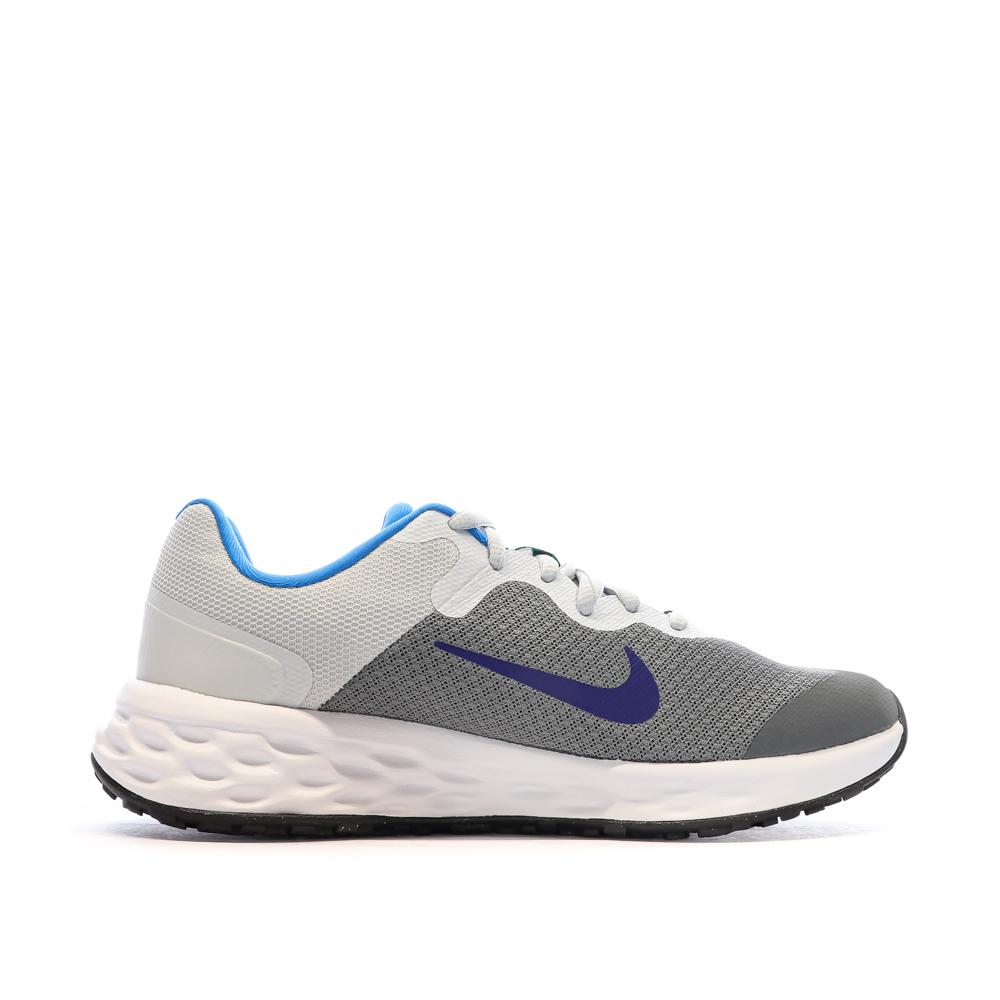 Nike Baskets Gris/Bleu Garçon Nike Revolution 6