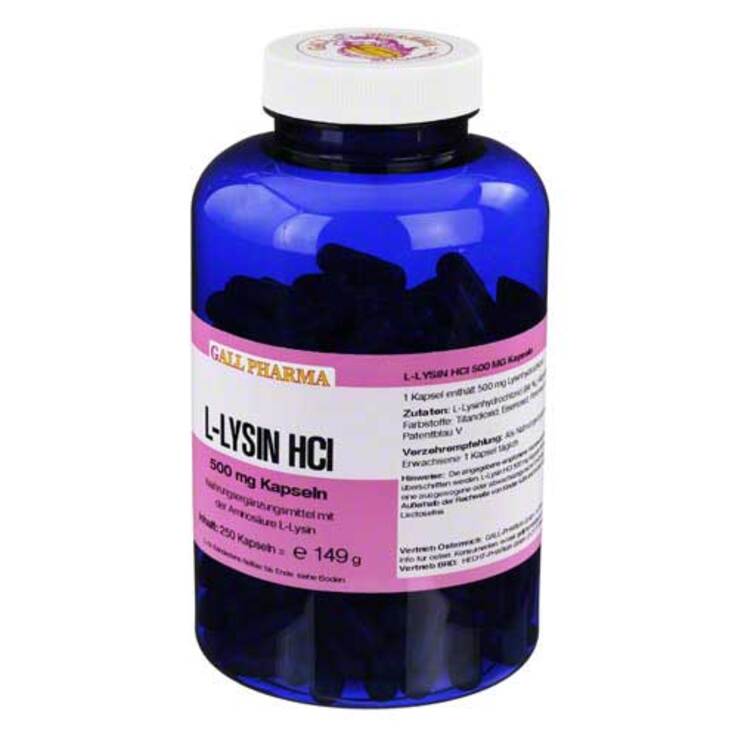 L-Lysin 500 mg GPH Kapseln, 250 St