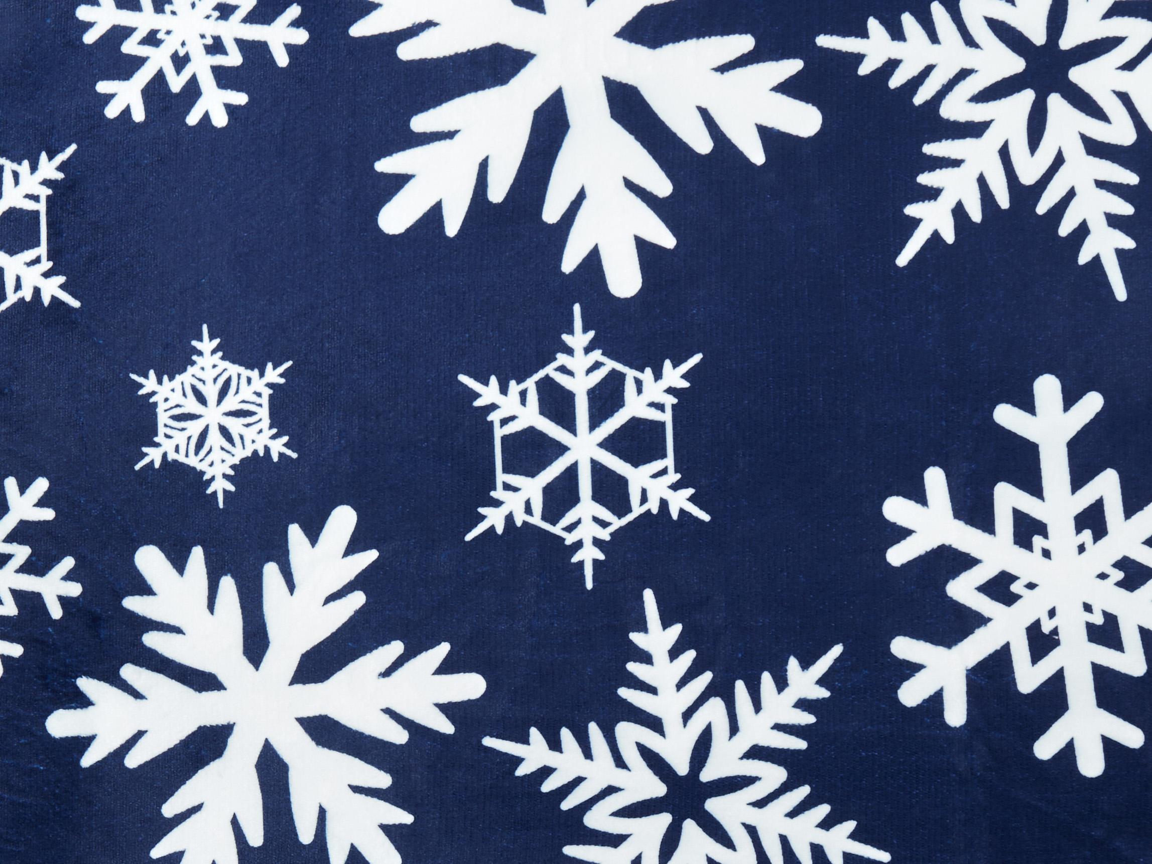 Plaid ANISE 150 x 200 cm Donkerblauw