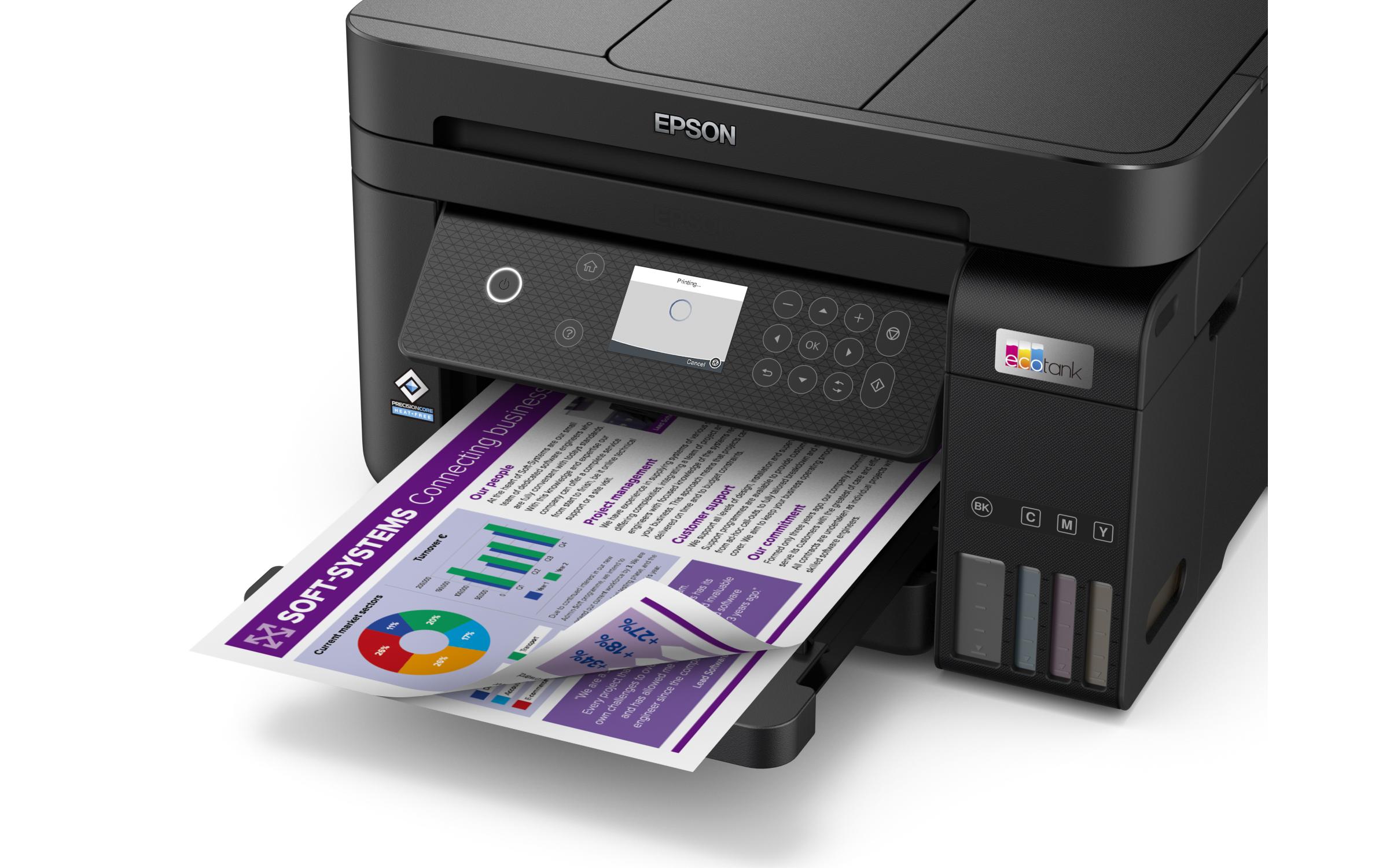 Multifunktionsdrucker EcoTank ET-3850<br>3-in-1-Multifunktions-Tintenstrahldrucker mit Ecotank-System