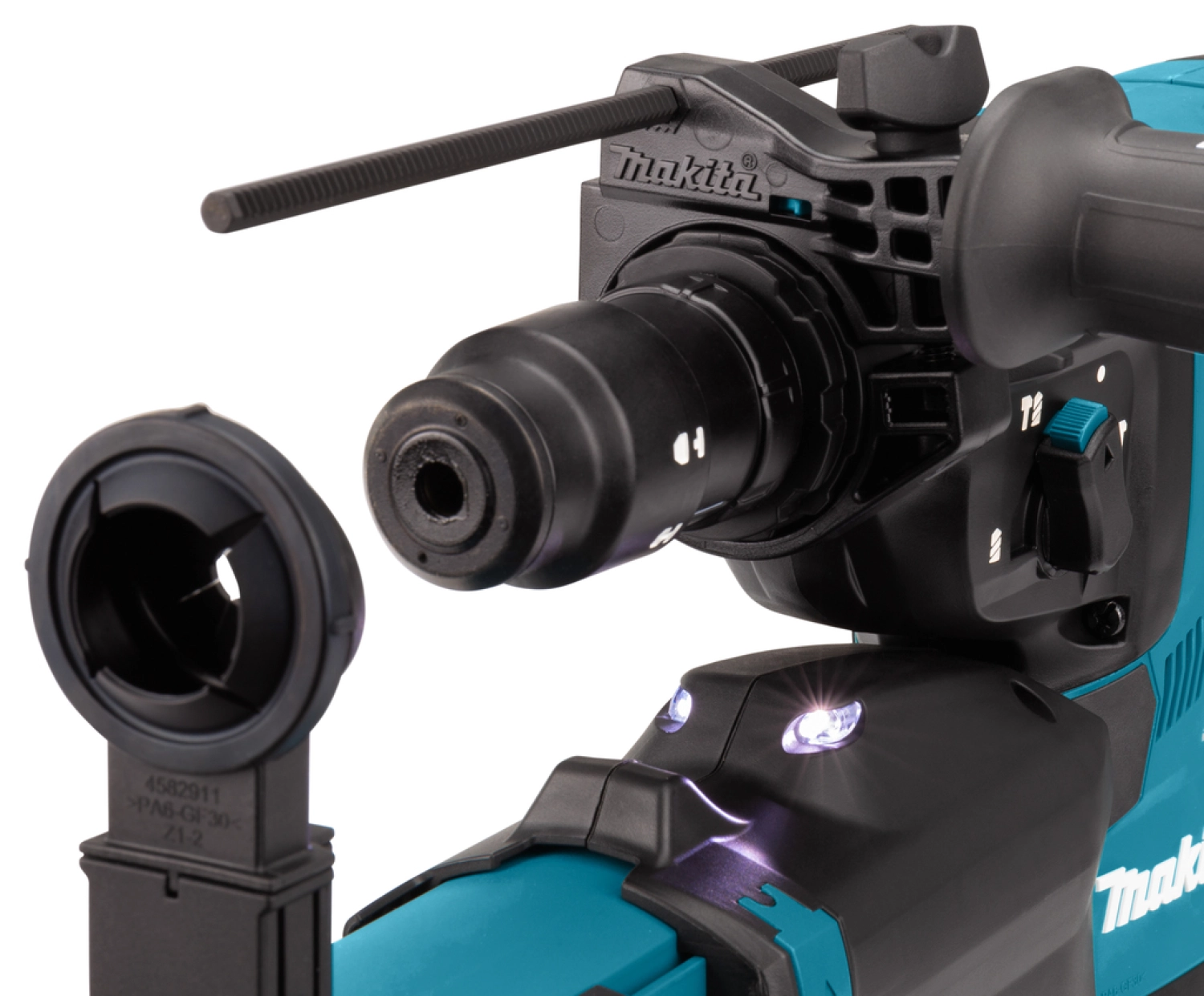 Makita HR002GZ05 XGT 40V Max Li-Ion accu SDS-Plus combihamer body incl. stofafzuigsysteem in Mbox - 2,9J - koolborstelloos