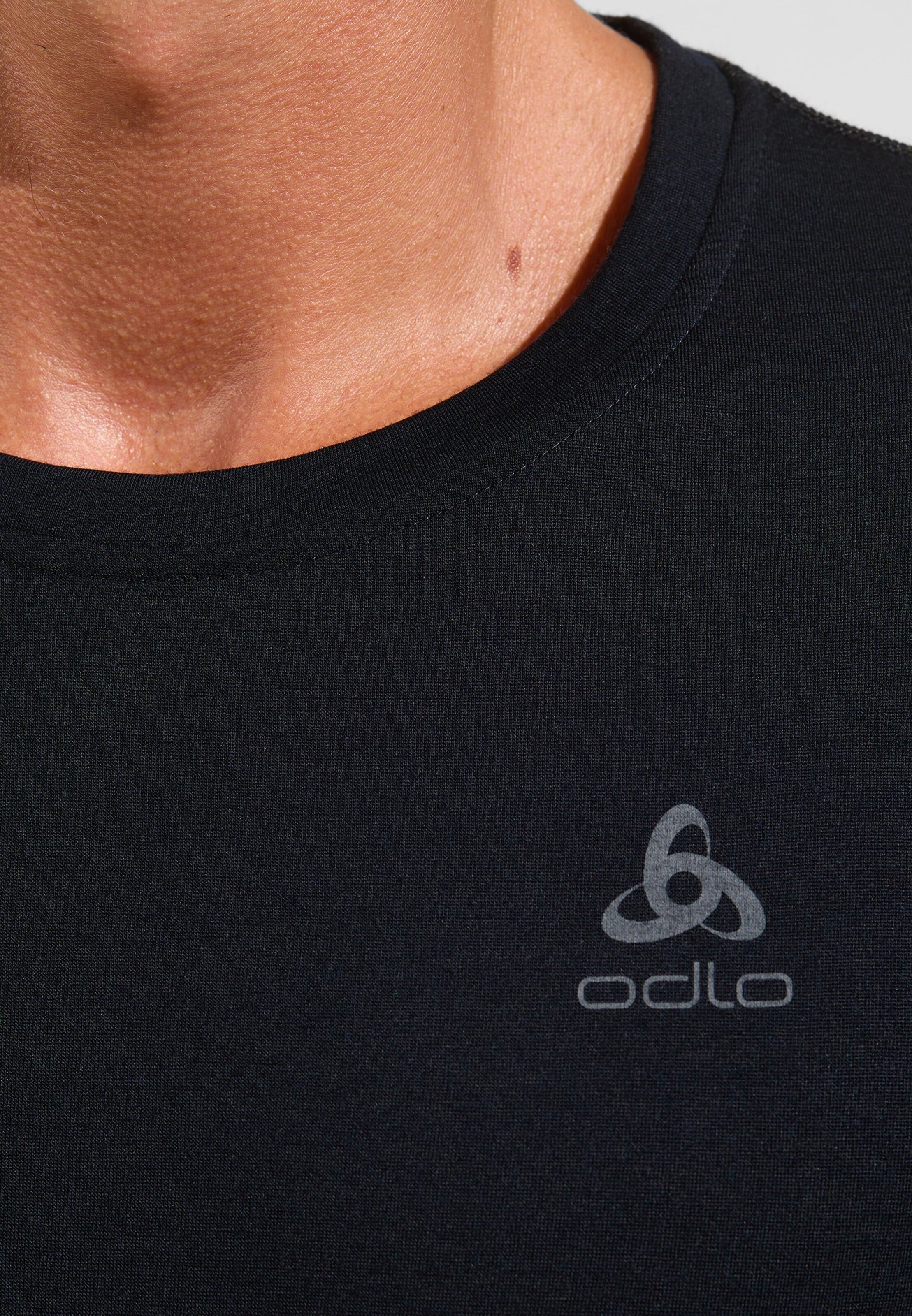 Natural Merino 200 Base Layer Langarmshirt in black