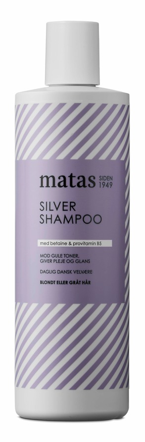 Matas Striber Silver Shampoo til Gråt og Blondt Hår 500 ml