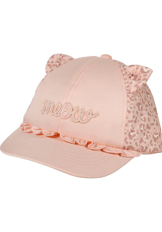 MAXIMO Baseball Cap mit Animal-Print und verspielten Öhrchen.
