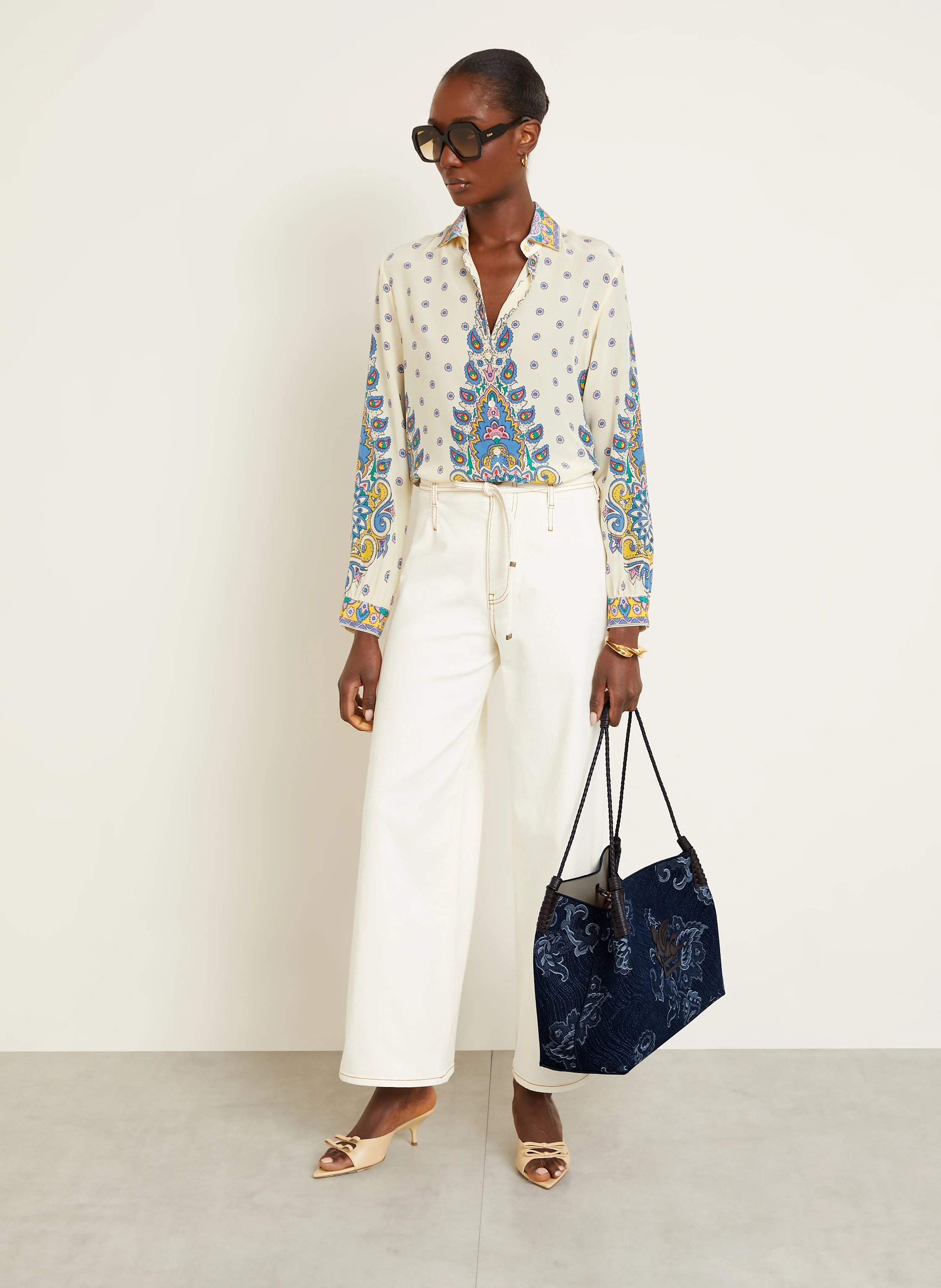 ETRO Shopper mit Pouch