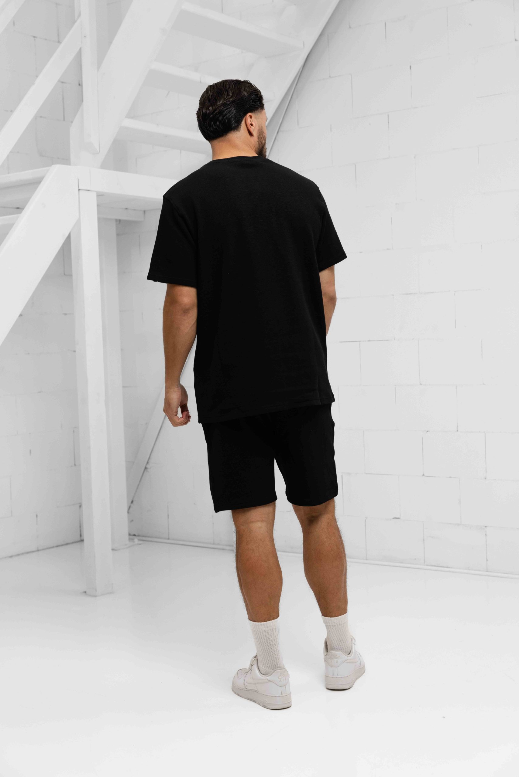 Malelions Signature Waffle Zomerset Heren Zwart