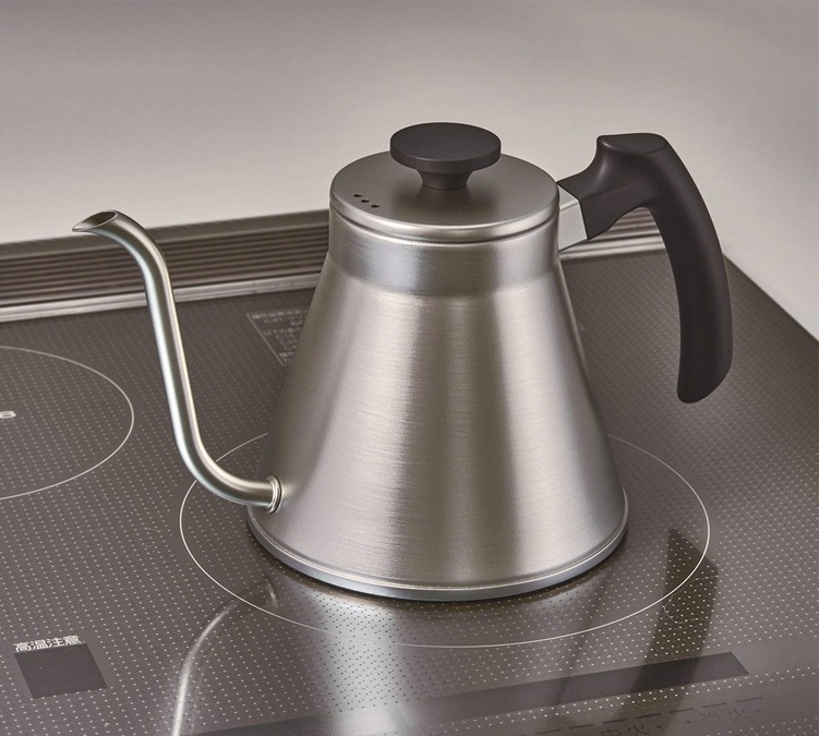 Bouilloire traditionnelle Hario V60 versante 800 ml Silver