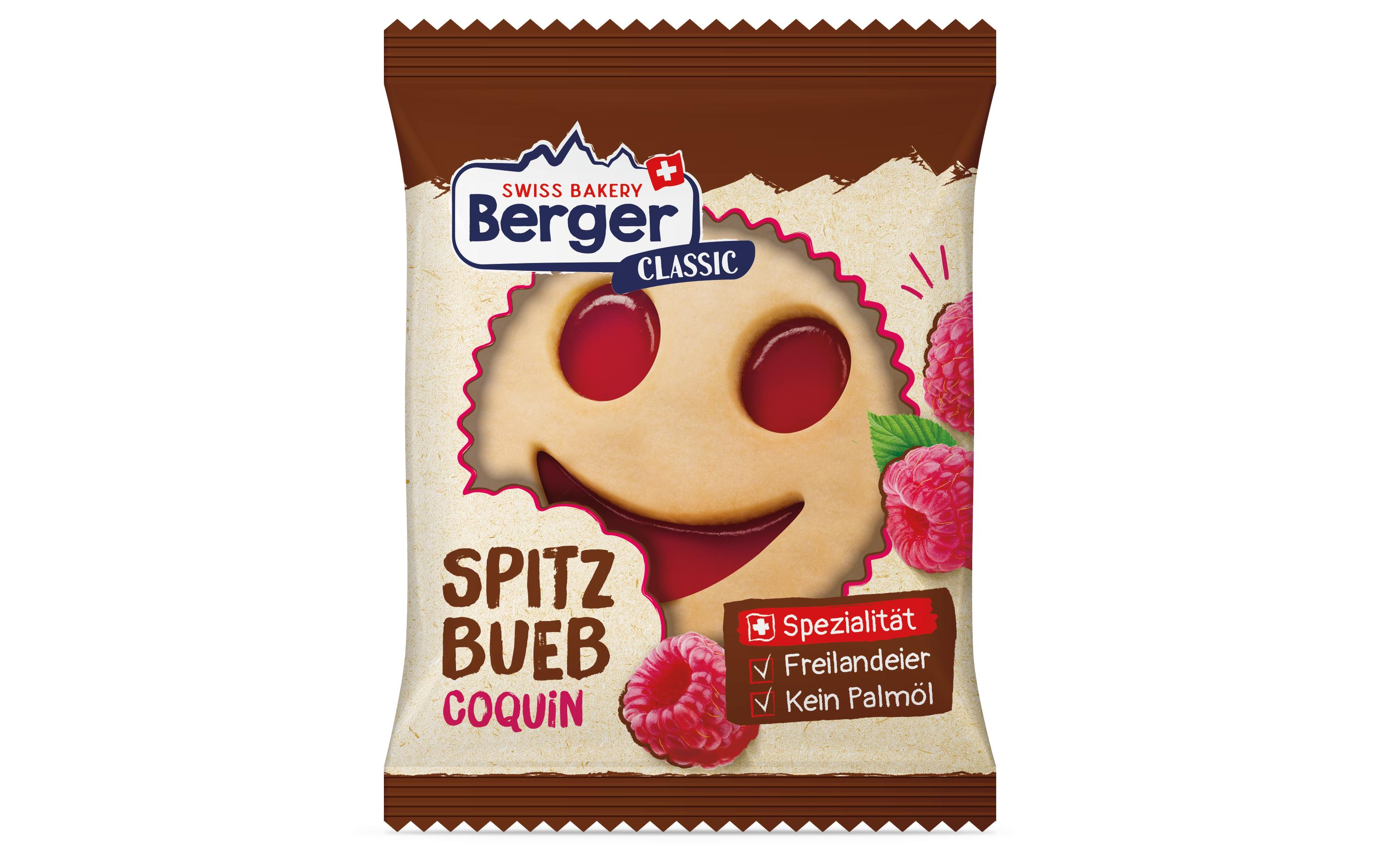 Gebäck Spitzbueb 15 x 74 gSchweizer Gebäckspezialität mit Himbeermarmelade
