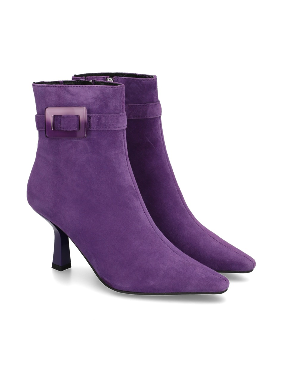 Veloursleder Stiefelette