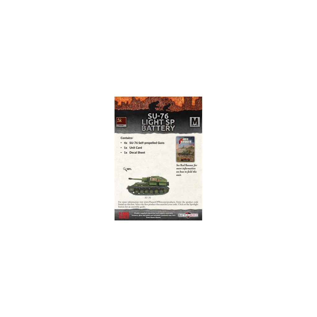Flames of War - SU-76 Light SP Battery