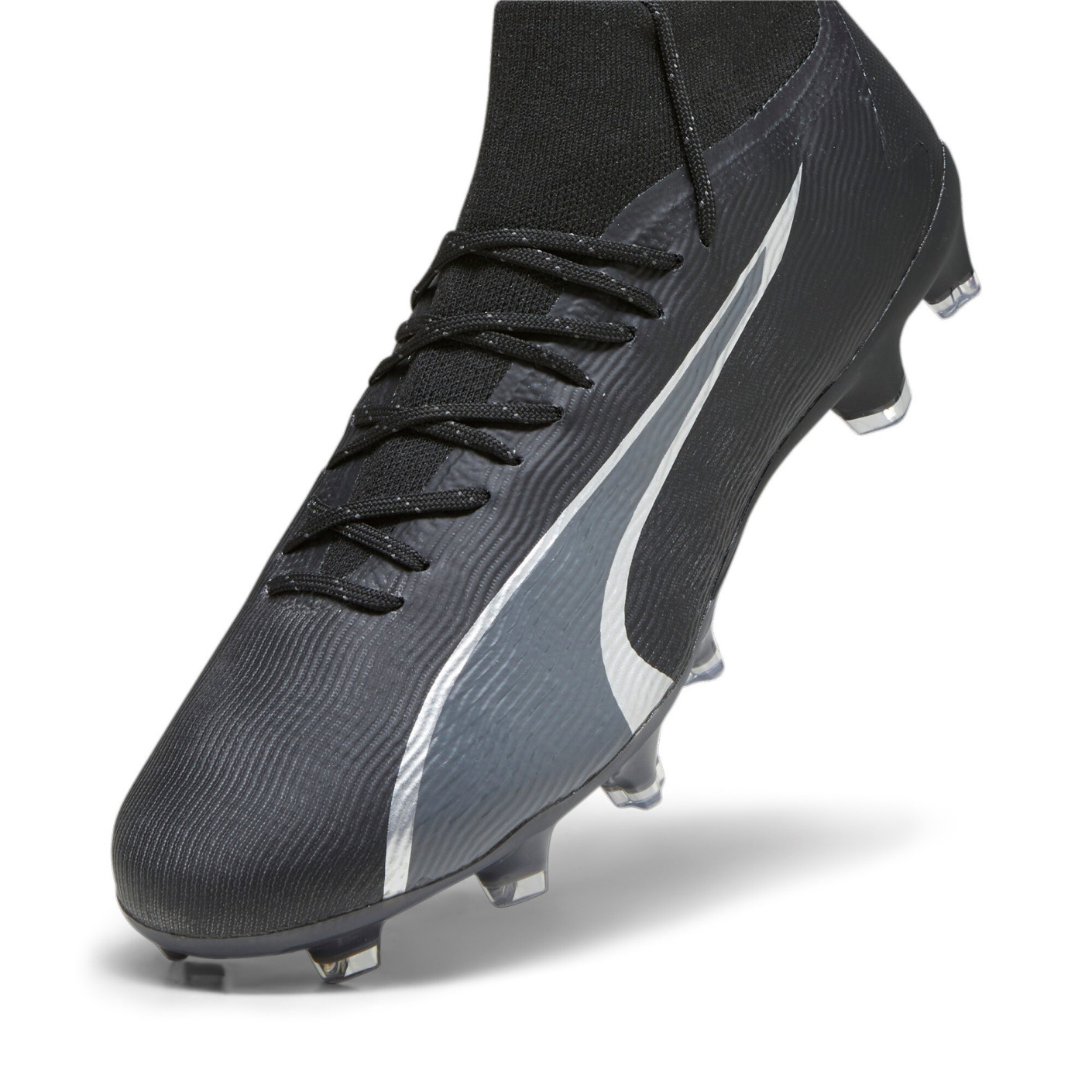 PUMA Ultra Pro Gras / Kunstgras Voetbalschoenen (MG) Zwart Zilver