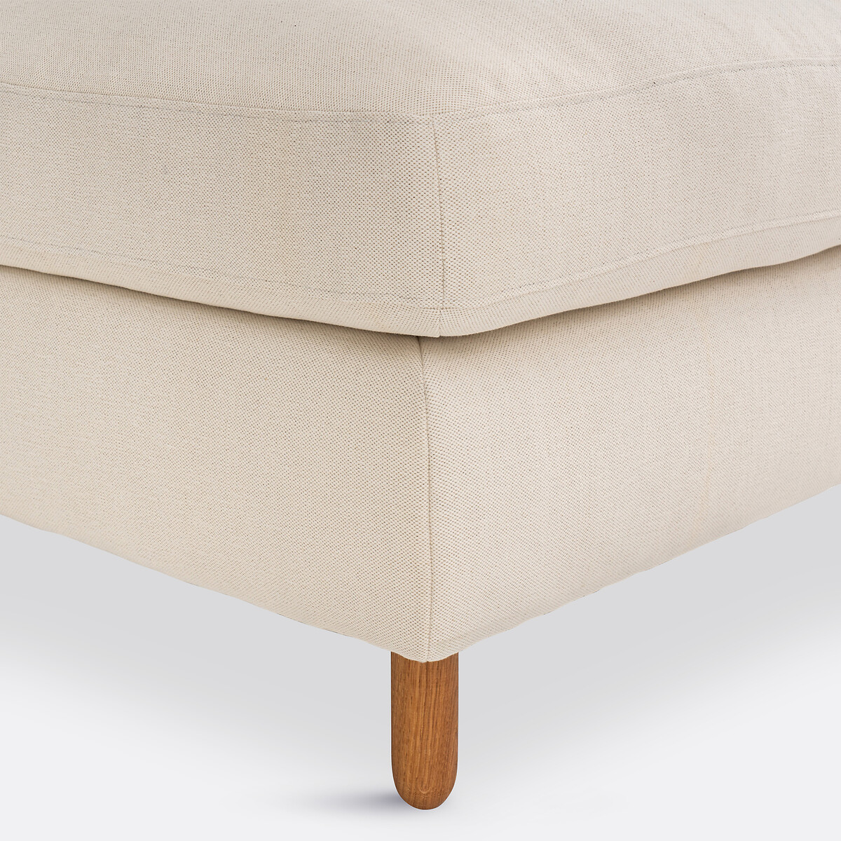 LA REDOUTE INTERIEURS<br>Puff algodão/linho, Loméo