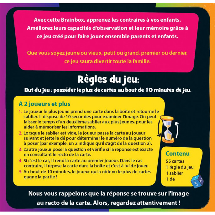BrainBox : Les Contraires