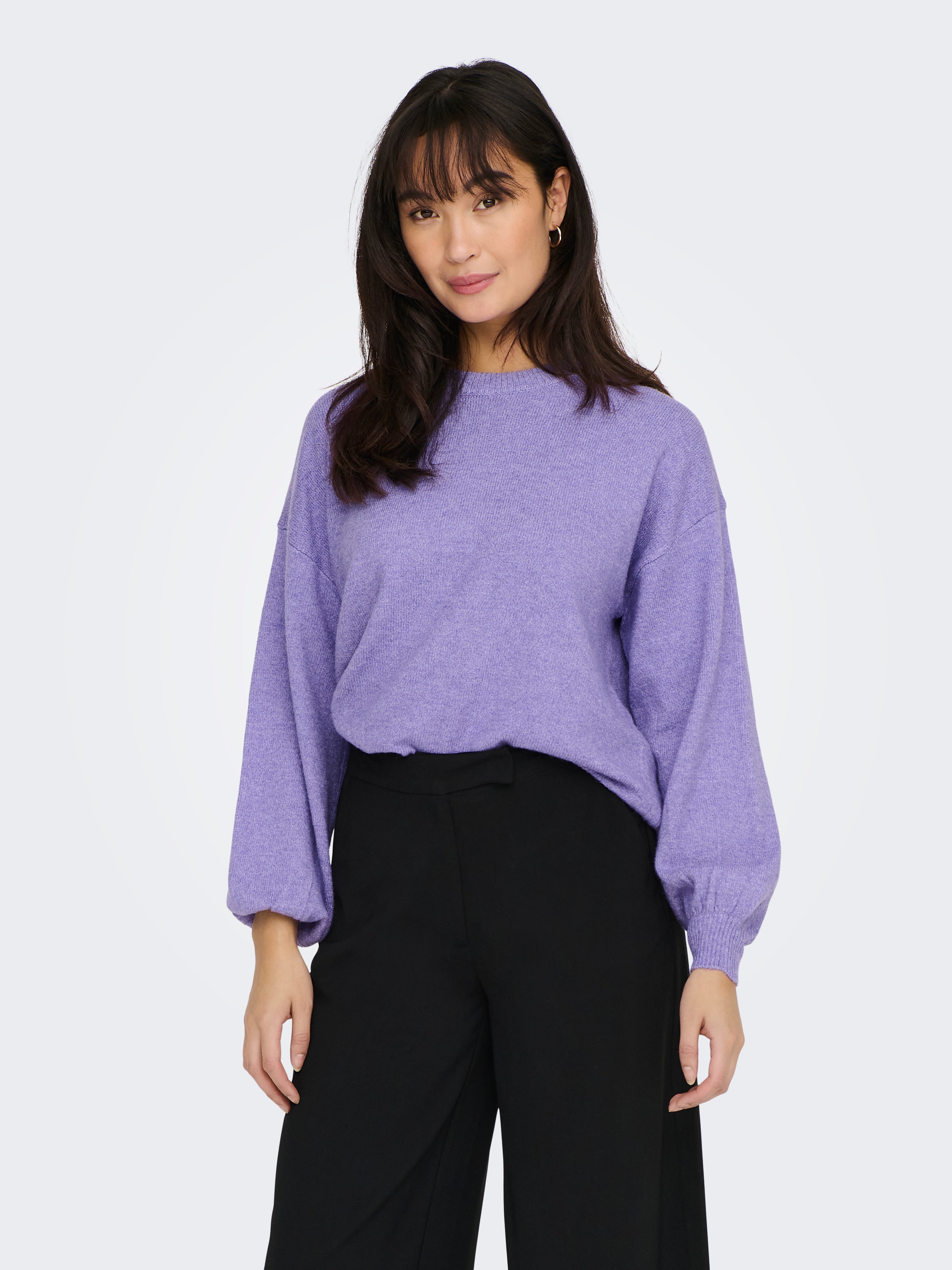 ONLRICA Strickpullover Paisley Purple
