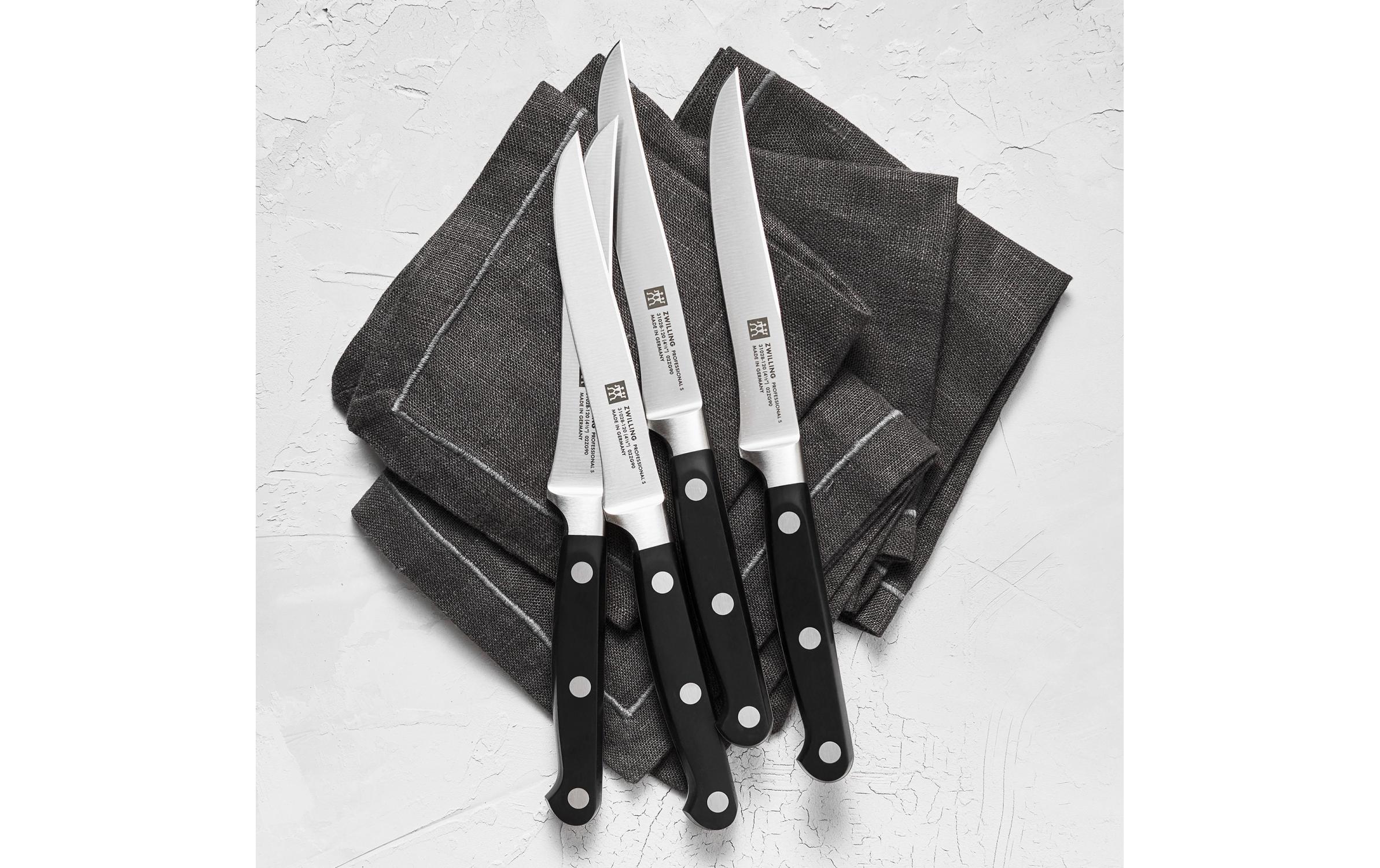 Steakmesser Professional S 4er Set<br>Edelstahl Messer