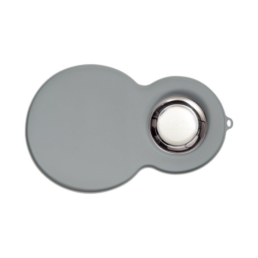 Catit set de table peanut - taille m - gris