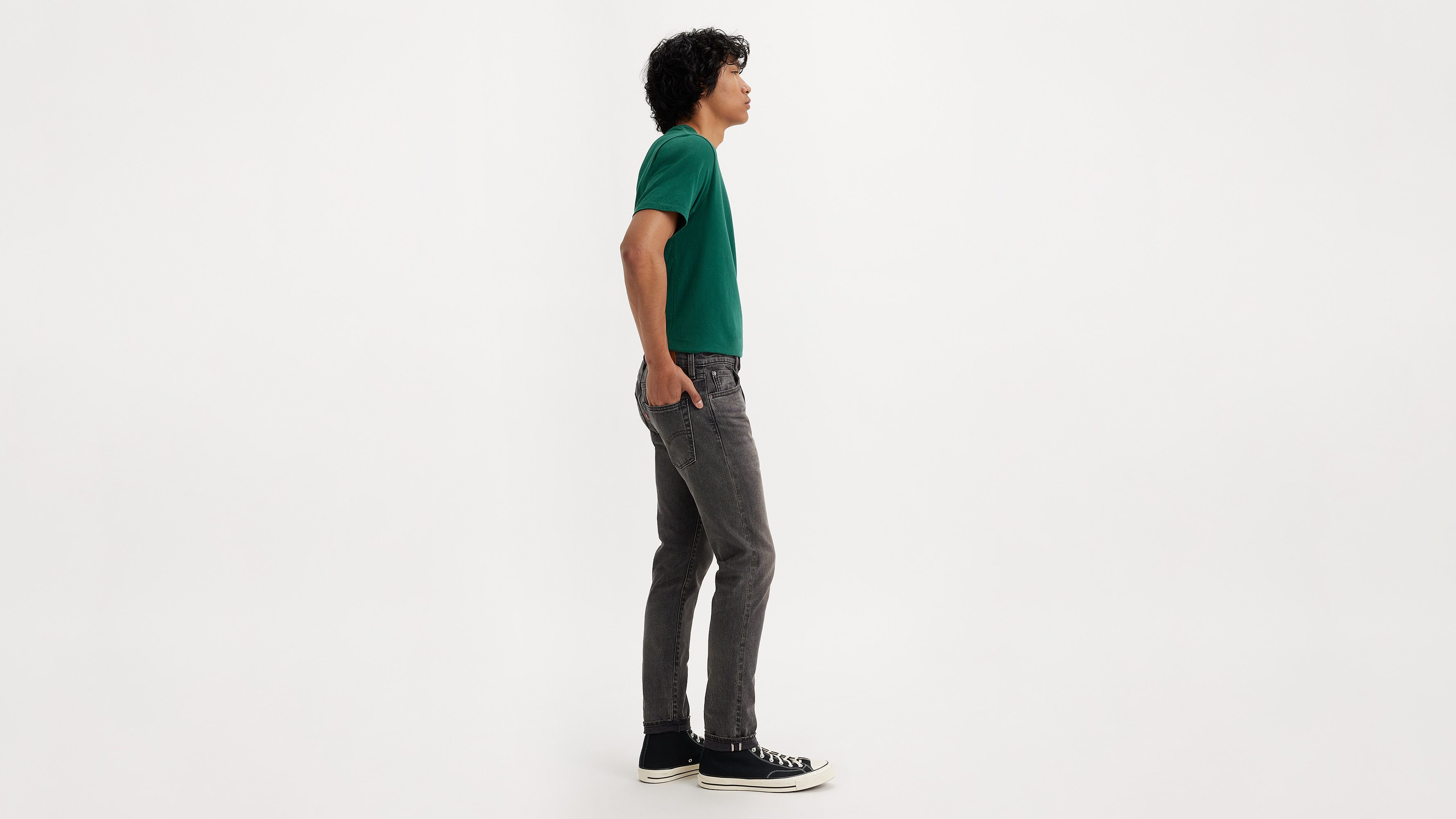 Jean 512™ slim fuselé lisière selvedge - Up And Coming Selvedge - Noir