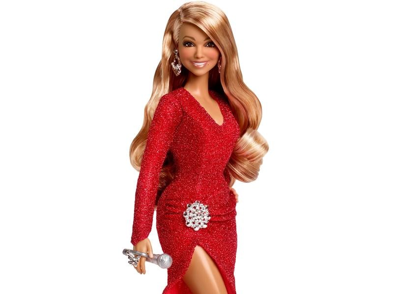 Barbie Puppe Barbie Signature Mariah Carey Holiday Celebrat Sammelpuppe mit glänzender Robe