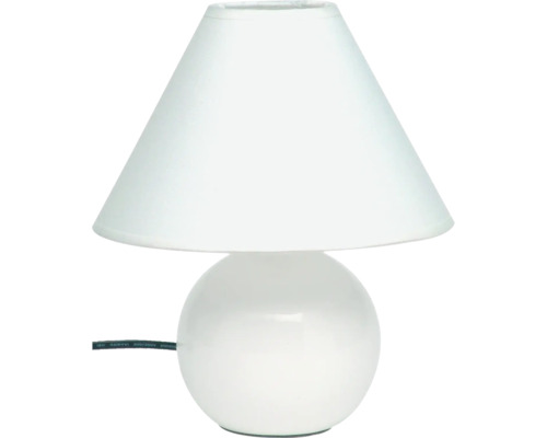 Tafellamp, 1-lichts, H 23 cm, Primo wit