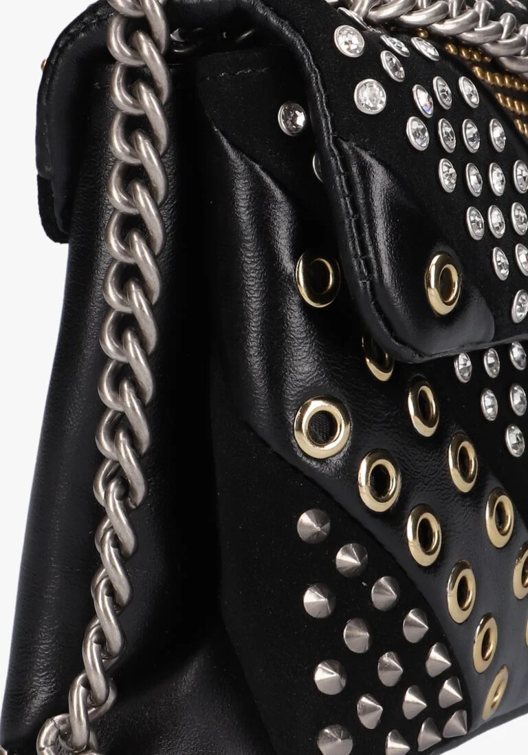 KURT GEIGER LONDON zwarte kurt geiger london schoudertas mini kensington studs