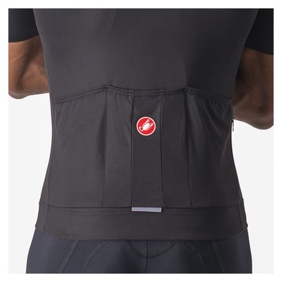 Maillot Manches Courtes Castelli Elements Noir