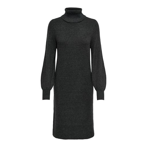 ONLY Sasha Strikkjole, Dark Grey Melange, XS