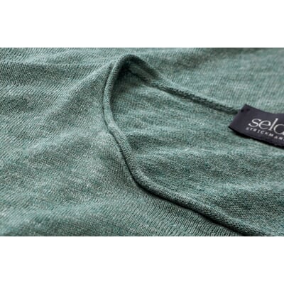 Herren-Strickpulli, Grünmelange
