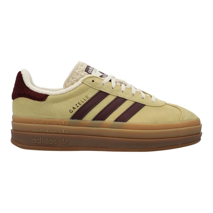 adidas Originals Chaussures Gazelle Bold - Jaune/Bordeaux/Blanc Femme
