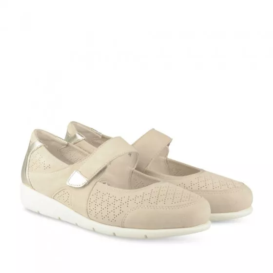Ballerines BEIGE NEOSOFT FEMME CUIR